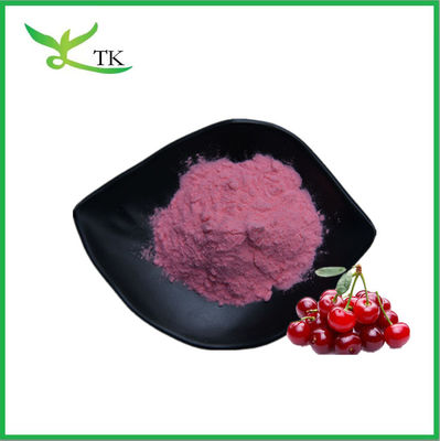 100% Solúvel em água Acerola natural em pó de cerejeira Spray Sucos de frutas secos em pó