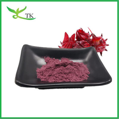 Venda a quente Puro Roselle Flor Natural em Pó Roselle Extracto em Pó Corante Alimentar