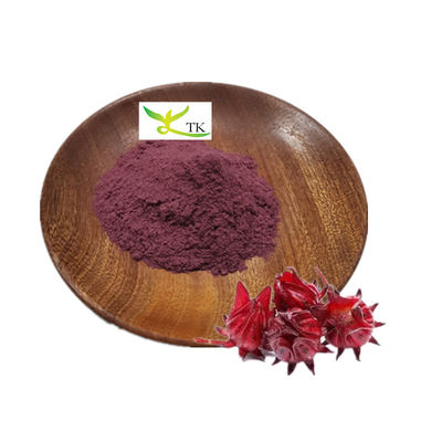 Corante alimentar natural Roselle Flower Powder Roselle Extract Powder 10% Antocianidinas