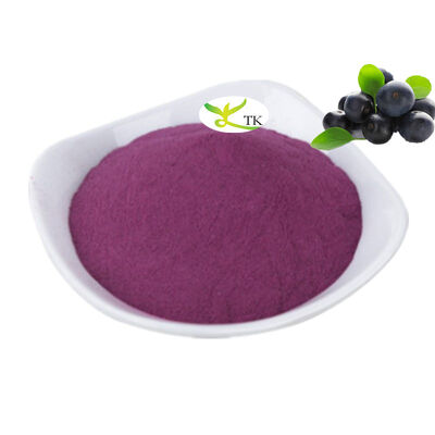 Pó de suco de mirtilo solúvel em água de produto comestível 100% natural em pó de mirtilo em pó de frutas de mirtilo