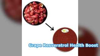 Resveratrol de casca de uva 5% 10% atacado