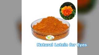 Luteína em pó natural para saúde ocular